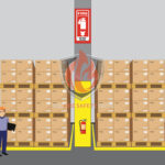 Fire Extinguisher for Warehouse Columns