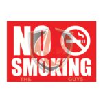 No-smoking sign with white BG