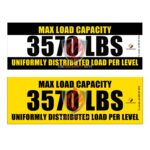 WEIGHT CAPACITY LABELS