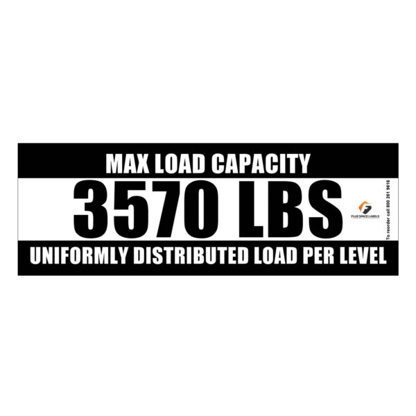 WEIGHT CAPACITY LABELS -