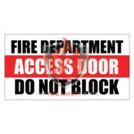 fire-access-sign with white BG