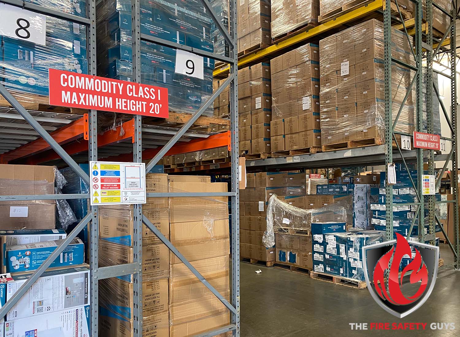 Max Height and Commodity Classification Signs Comply HPS