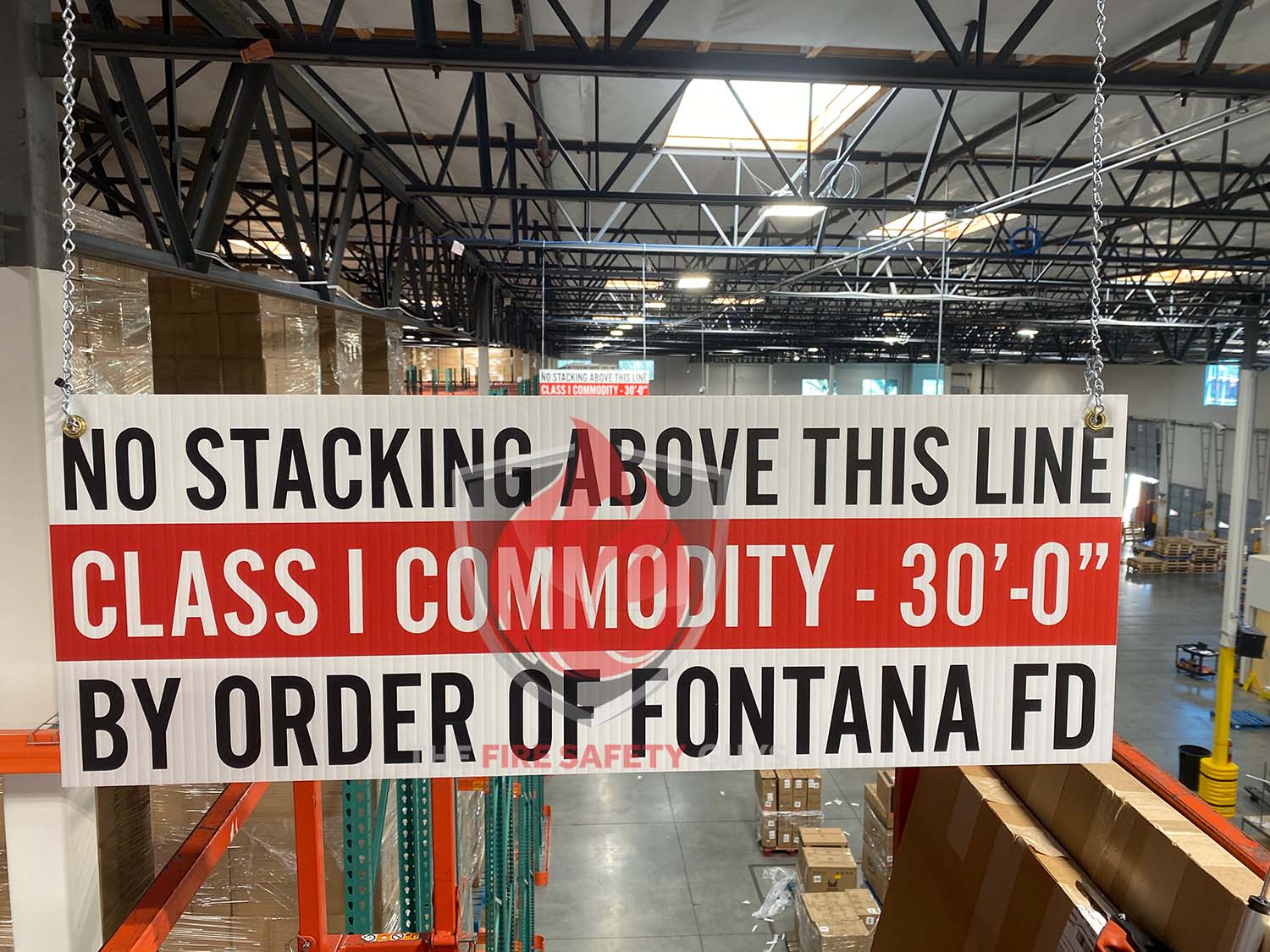 Max Height and Commodity Classification Signs Comply HPS