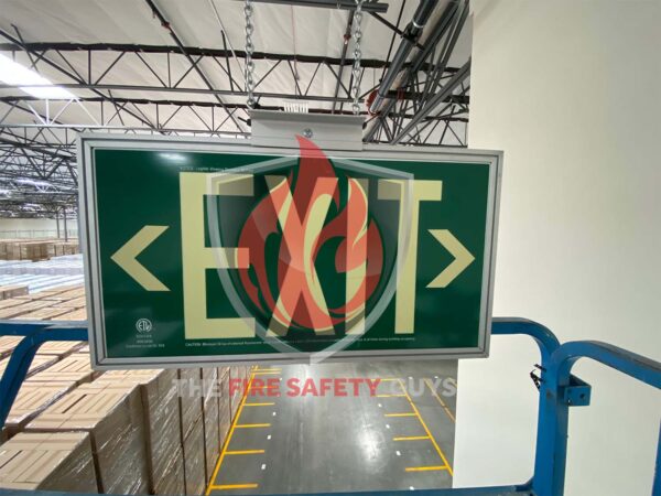 PHOTOLUMINESCENT EXIT SIGNS-FOR RACK