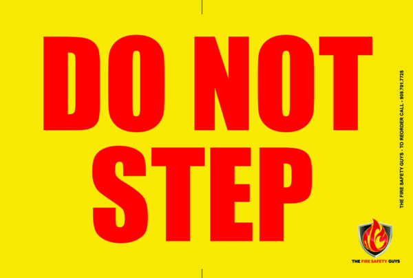DO NOT STEP ON BEAM