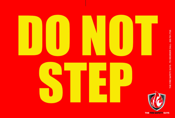 DO NOT STEP ON BEAM