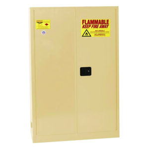 45 Gallon Flammable Liquids Cabinet, 2 Shelves, 2 Doors, Self Close & Manual Close - Image 5